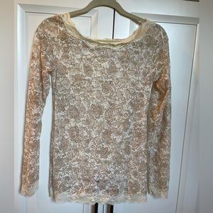 Free People Lace Top